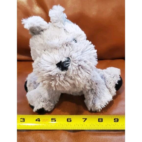 6.5 Inch Gray Terrier Schnauzer Puppy Dog 2012 State Farm Advertising Plush - Picture 9 of 9